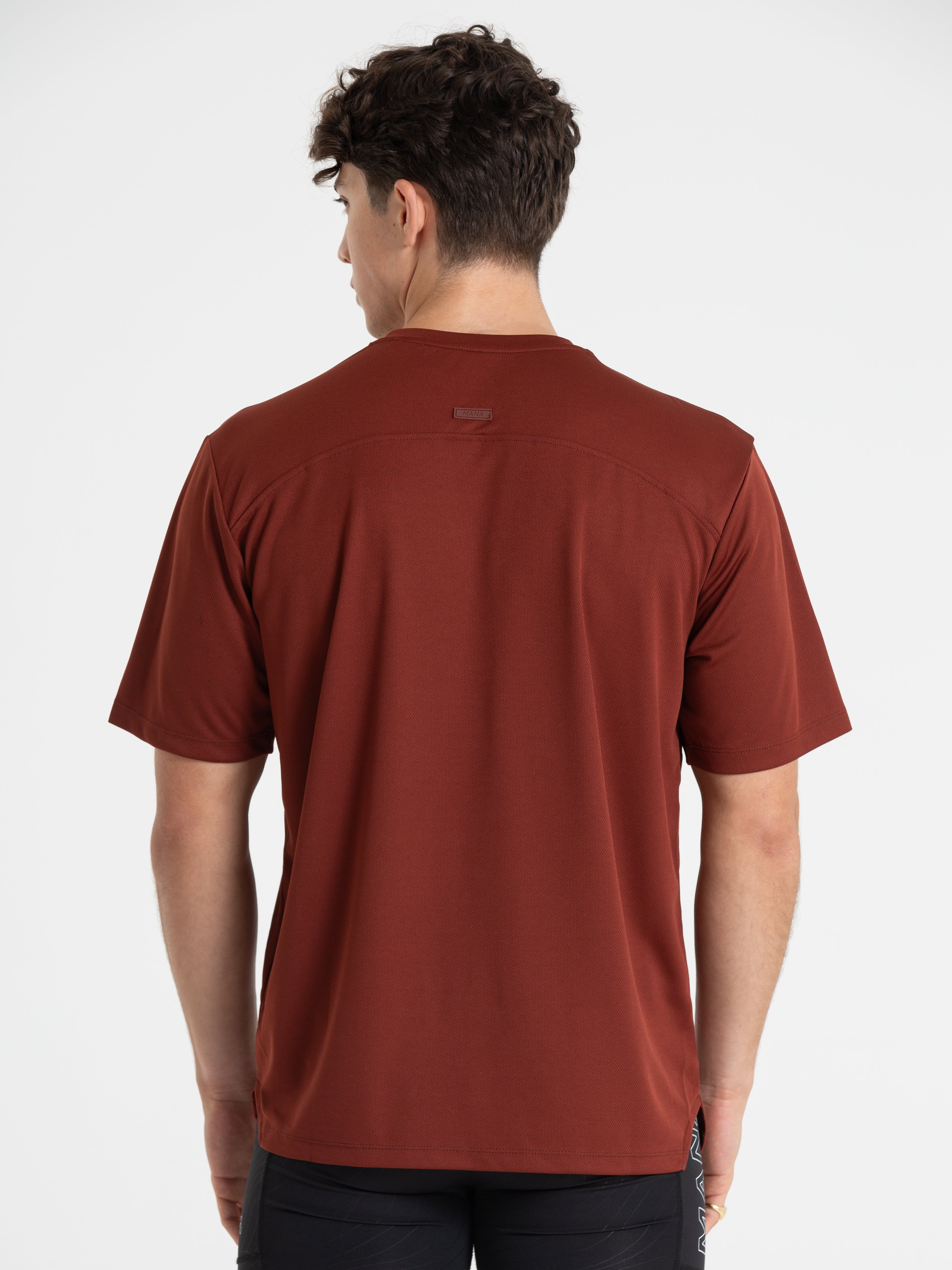 TECHNICAL SHORT SLEEVE TRACK RED