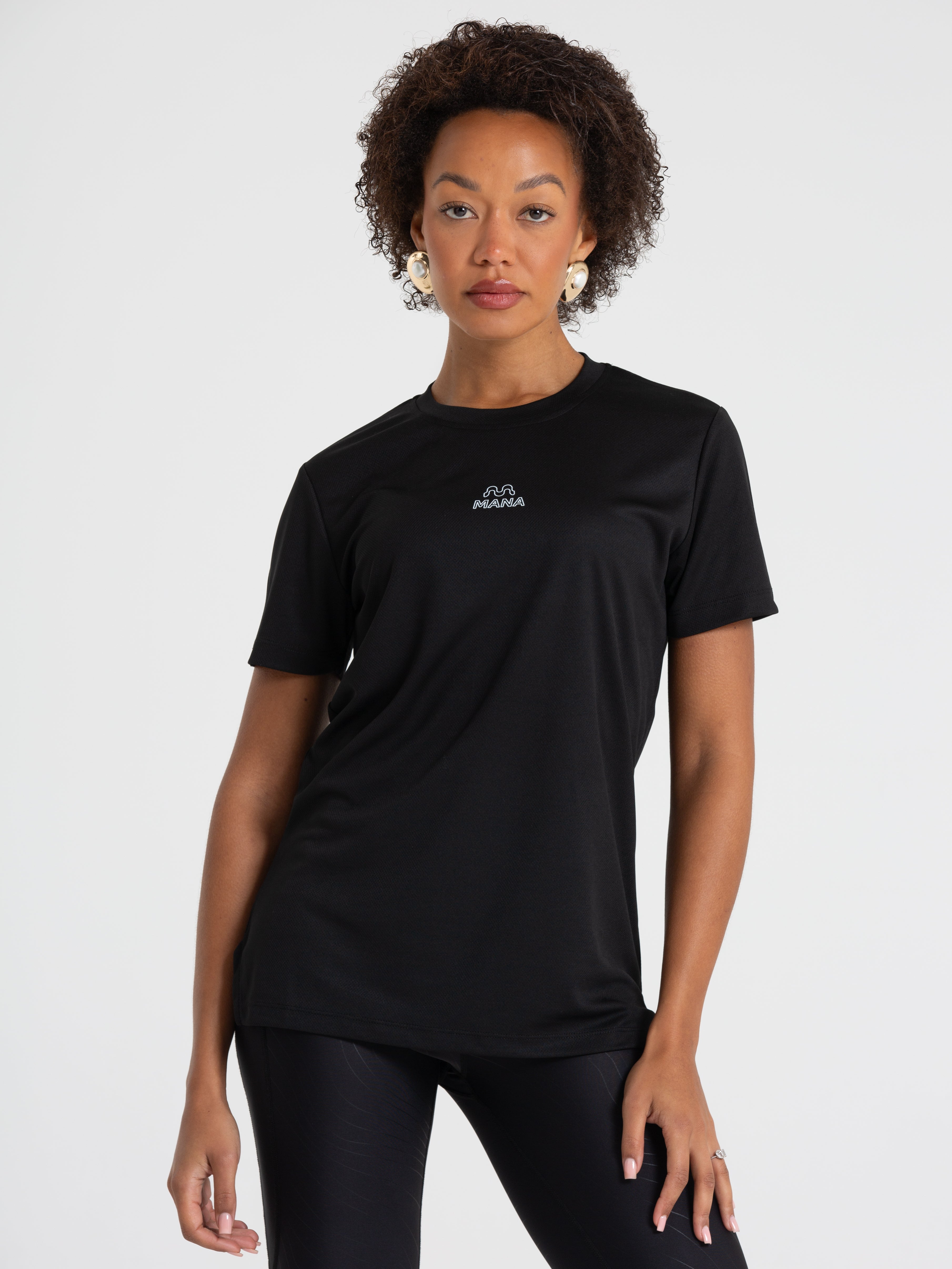 WOMEN'S TECHNICAL SHORT SLEEVE BLACK